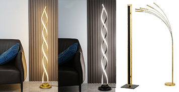Brass LED Floor Lamps