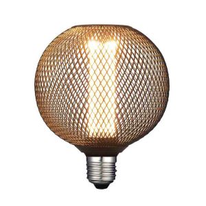 L2U-3222 4w G125 Spherical LED Filament Lamp - E27 Base