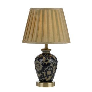 L2-5456 Blue/Gold Table Lamp