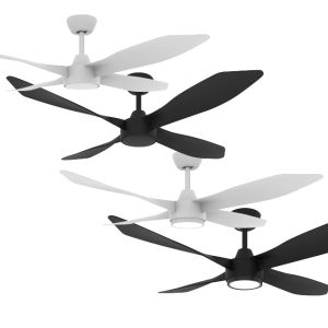 Blast 1320mm (52") ABS 4 Blade DC Ceiling Fan with Remote and optional LED Light