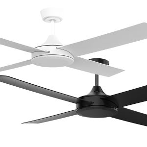 Breeze 1320mm (52") DC ABS 4 Blade Ceiling Fan with Remote and Optional LED Light