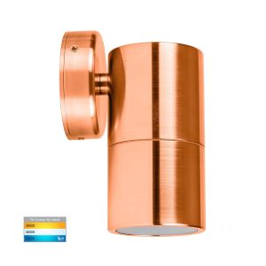 L2U-425 Copper Fixed Single 12v/240v Wall Pillar Light