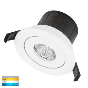 12w DL5512 Adjustable Tri-Colour LED Downlight - White (45 Degree Beam - 1000lm)