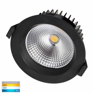 12w DL5530T Black LED Downlight (90 Degree Beam - 1000lm)