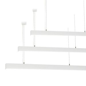 L2-1791 High Output White LED Linear Pendant Light - 60mm x 70mm (1.8m to 3m)