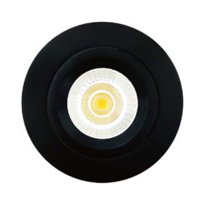 10w DL10D Adjustable Five Colour LED Downlight - Black