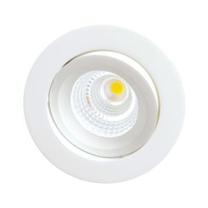 10w DL10D Adjustable Five Colour LED Downlight - White