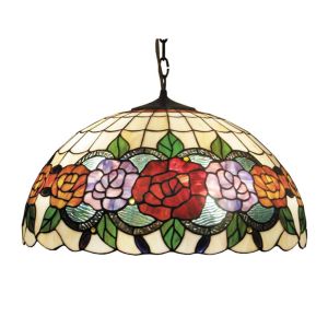 L2-11962 Stained Glass Pendant Light