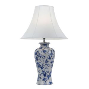 L2-5458 White/Blue Table Lamp