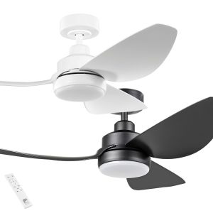 Torquay 1070mm (42") DC ABS 3 Blade Ceiling Fan with LED Light & Remote