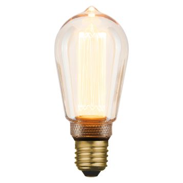 L2U-3224 4w ST64 LED Filament Lamp - E27 Base