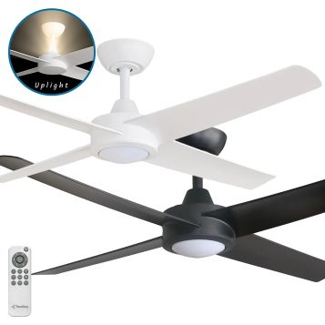 Ambience 1220mm (48") DC Polymer 4 Blade Ceiling Fan with Up/Down Light and Remote