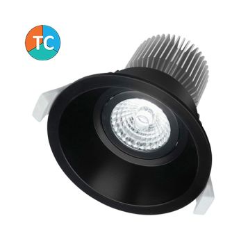 10w COMET Adjustable Tri-Colour LED Downlight - Matt Black (50 Degree Beam - 850lm)