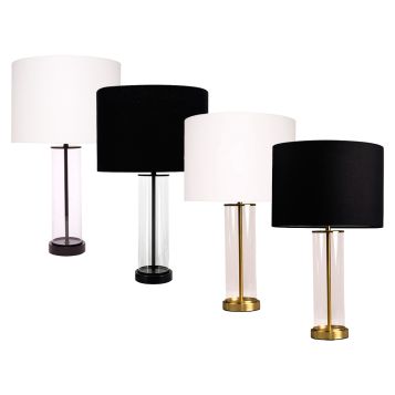 L2-51026 Metal and Glass Table Lamp Range