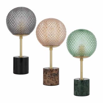 L2-51514 Marble and Glass Table Lamp