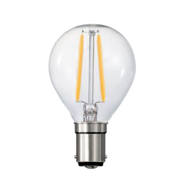 4w P45 Fancy Round LED Filament Lamp - B15 Base