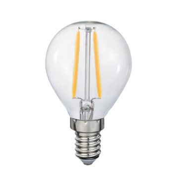 4w P45 Fancy Round LED Filament Lamp - E14 Base