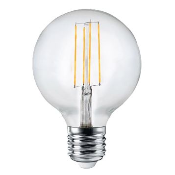 4w G95 Sphere LED Filament Lamp - E27 Base