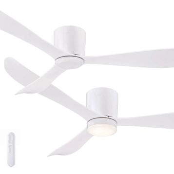 Instinct 1370mm (54") DC ABS 3 Blade Ceiling Fan with Remote & Optional LED Light