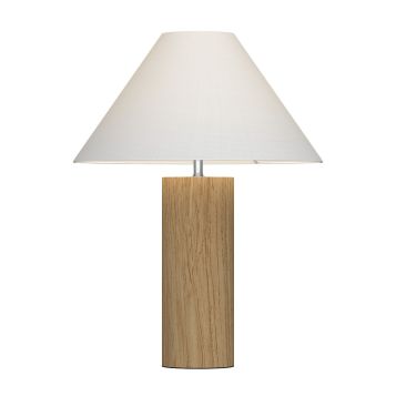 L2-5849 Wood Base Table Lamp