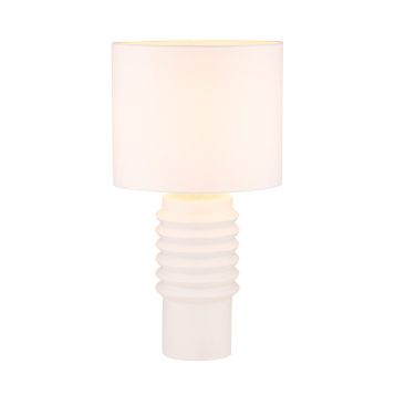 L2-5853 White Ceramic Table Lamp
