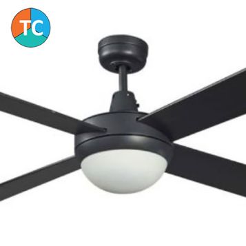 Lifestyle 1300 Ceiling Fan with Tri-Colour LED - Black