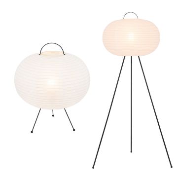 L2-5858 Paper Shade Table and Floor Lamp Range