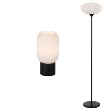 L2-5872 Opal Glass Table and Floor Lamp Range