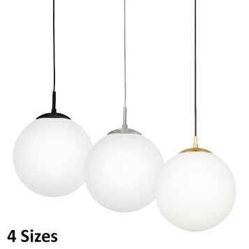 L2-169 Sphere Glass Pendant Light - 4 Sizes