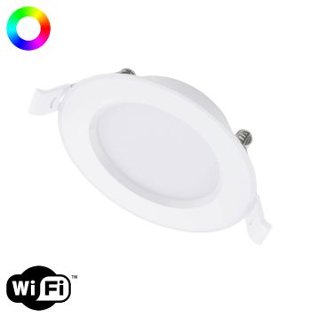 7w Walter Smart Wi-Fi RGB+CCT LED Downlight (110 Degree Beam - 570lm)