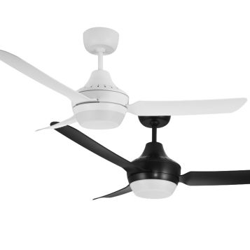 Stanza 1220mm (48") Glass Fibre 3 Blade Ceiling Fan with 2 Light