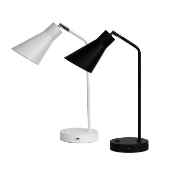 L2-5830 Metal Desk Lamp with USB Charger