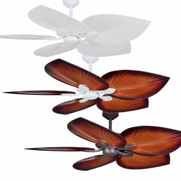Tropicana 1380mm (54") Polymer 5 Blade Ceiling Fan with optional LED Light