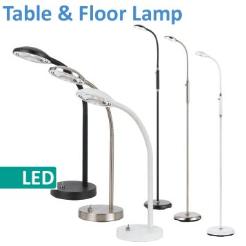 LED Table and Floor Lamp