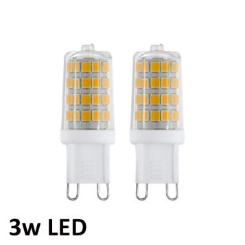 L2U-396 3W G9 LED Lamp - Twin Pack