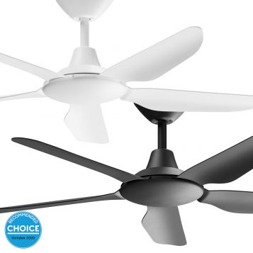 Storm 1220mm (48") DC ABS 5 Blade Ceiling Fan With Remote