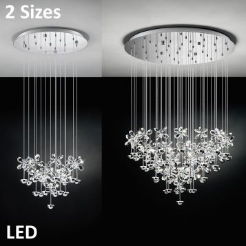 L2-1556 Crystal LED Pendant Light Range