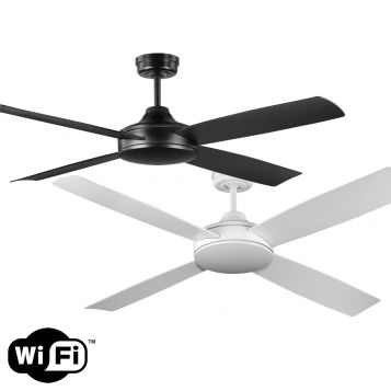 Anova 1320mm (52") Smart DC ABS 4 Blade Ceiling Fan with Remote