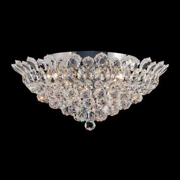 L2-11658 8-Light Asfour Crystal Close to Ceiling Light