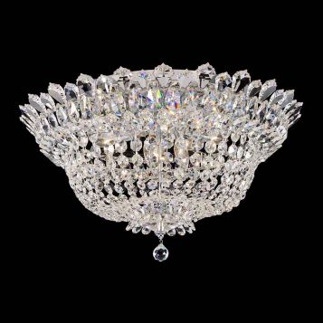 L2-11659 Asfour Crystal Close to Ceiling Light - 2 Sizes