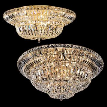 L2-11651 Asfour Crystal Close to Ceiling Light - 2 Sizes