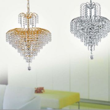 L2-1203 Cascade Design Crystal Chandelier from