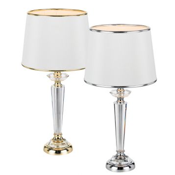 L2-5174 Clear Crystal Table Lamps