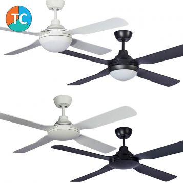 Discovery 1300mm ABS Blades Ceiling Fan Range with optional LED Light