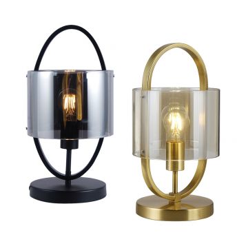 L2-5655 Metal and Glass Table Lamp Range