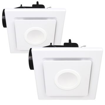L2U-194 Square 2in1 10w LED Light and Exhaust Fan Range from