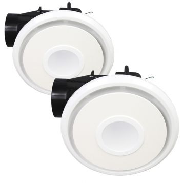 L2U-193 Round 2in1 10w LED Light and Exhaust Fan Range from