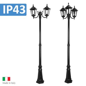 L2U-4339 Chester Traditional Curved Head Post Light Range