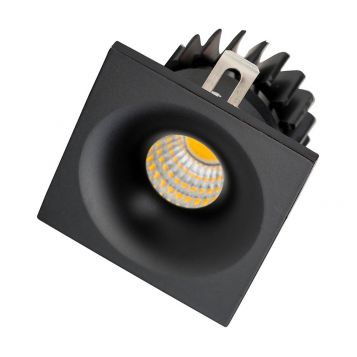 3w DL5701 Black Mini Recessed LED Downlight (45 Beam - 270lm)