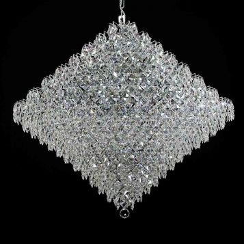L2-11080 60" Diamond Asfour Crystal Chandelier
